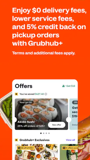 Grubhub: Food Delivery screenshot 4