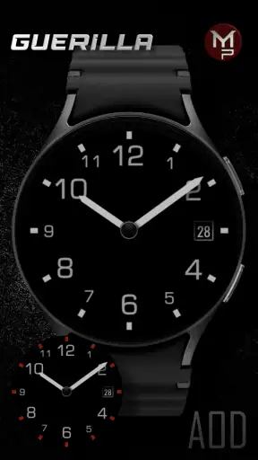 GUERILLA - Analog watch face screenshot 7