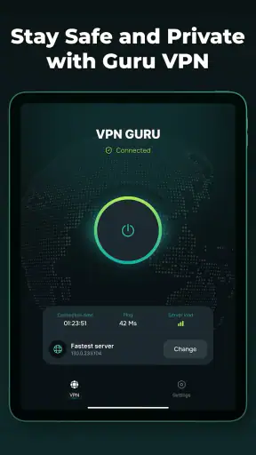 Guru VPN: Fast Secure Proxy screenshot 8