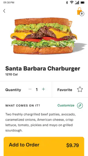 Habit Burger & Grill screenshot 1