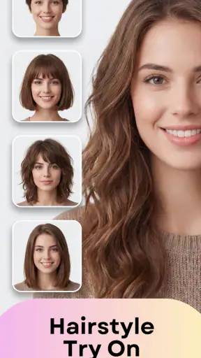 Hairstyle Try On Hair AI screenshot 1