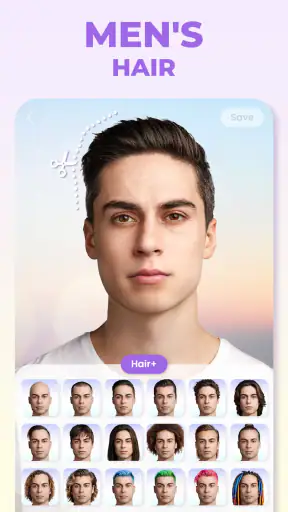 HairApp: Hair Styler App, Bald screenshot 6