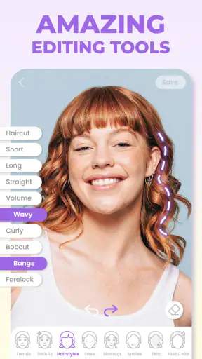 HairApp: Hair Styler App, Bald screenshot 7