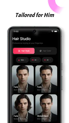 Hairstyle Try On-Color Changer screenshot 7