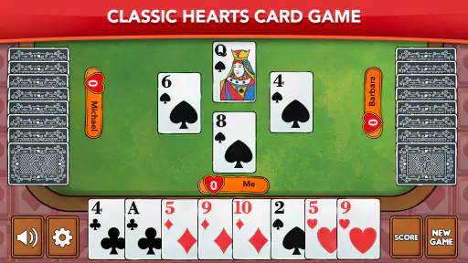 Hearts - Card Game Classic screenshot 1