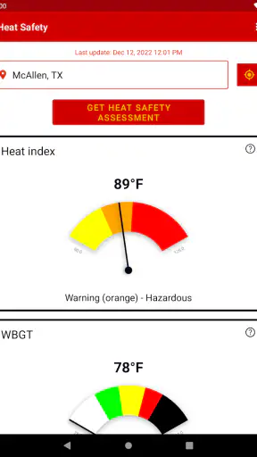 Heat Safety: Heat Index & WBGT screenshot 12