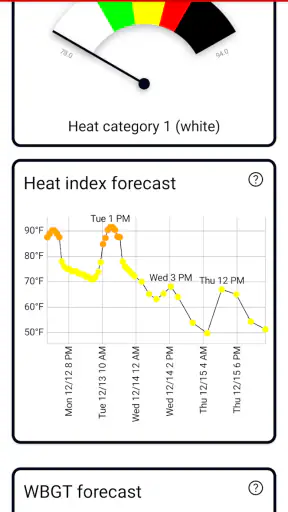 Heat Safety: Heat Index & WBGT screenshot 7