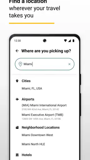 Hertz Rent-a-Car screenshot 4