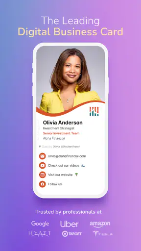 HiHello: Digital Business Card screenshot 1
