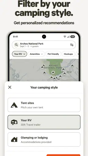 Hipcamp: Camping, RVs & Cabins screenshot 5