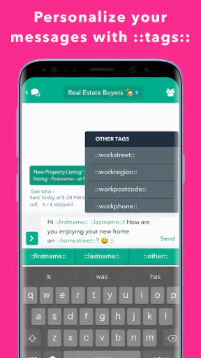 Hit Em Up: Mass Text Bulk SMS screenshot 2
