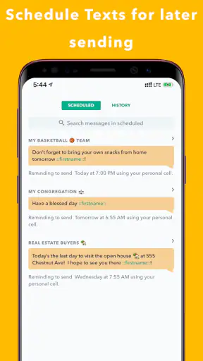 Hit Em Up: Mass Text Bulk SMS screenshot 5