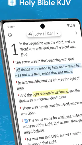 Holy Bible King James + Audio screenshot 1