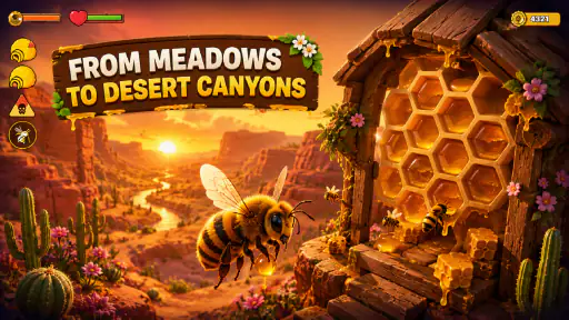 Honey Bee Life Simulator 3D screenshot 8
