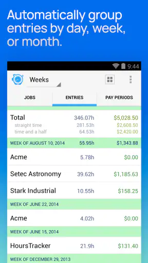 Hours Tracker Time Tracking screenshot 6