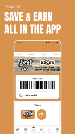 Huck's Bucks Bigg Rewards screenshot 2