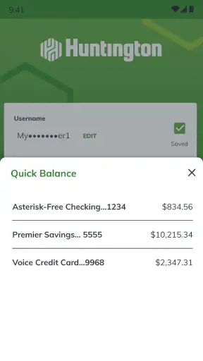 Huntington Mobile Banking screenshot 7