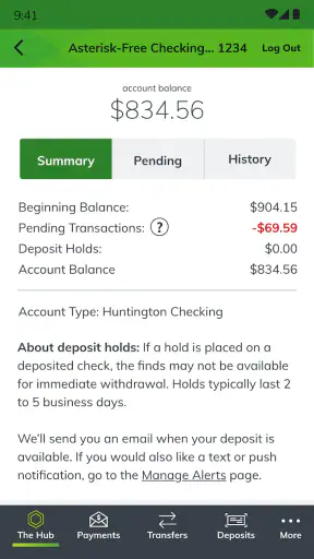 Huntington Mobile Banking screenshot 8
