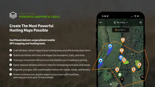 HuntStand: GPS Maps & Tools screenshot 1