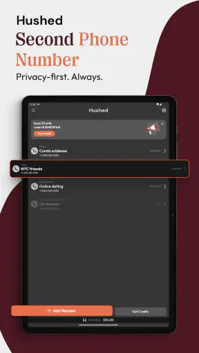 Hushed: US Second Phone Number screenshot 9