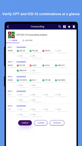 iCoder CPT RVU ICD10 HCPCS NDC screenshot 6