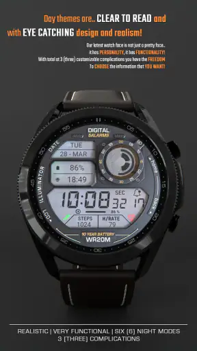 ILLUMINATOR Digital Watch face screenshot 10