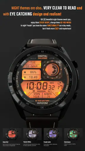 ILLUMINATOR Digital Watch face screenshot 3