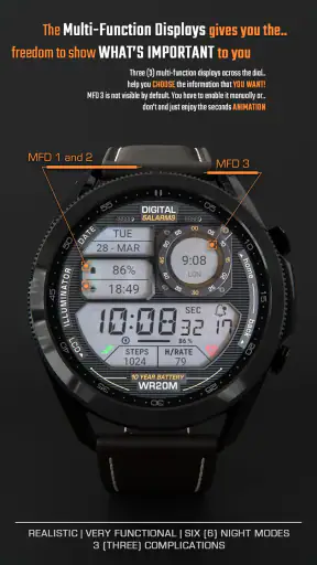 ILLUMINATOR Digital Watch face screenshot 5