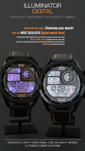 ILLUMINATOR Digital Watch face screenshot 9