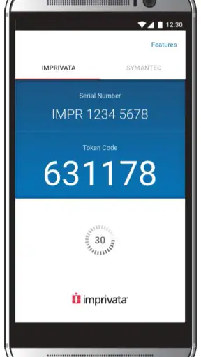 Imprivata ID screenshot 2