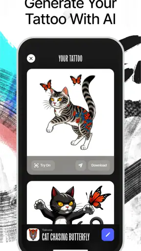 PreInk – Tattoo design maker screenshot 1