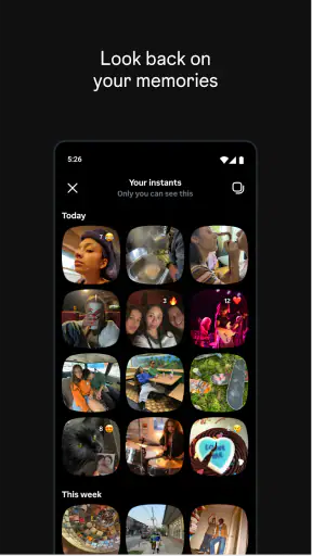 Instants, an Instagram app screenshot 4