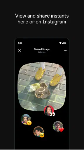 Instants, an Instagram app screenshot 5