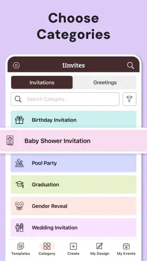 Invitation Card Maker + RSVP screenshot 4