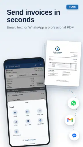 Invoice Maker - MobileBiz Pro screenshot 2
