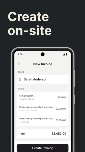 Invoice Maker Tofu & Receipts screenshot 2