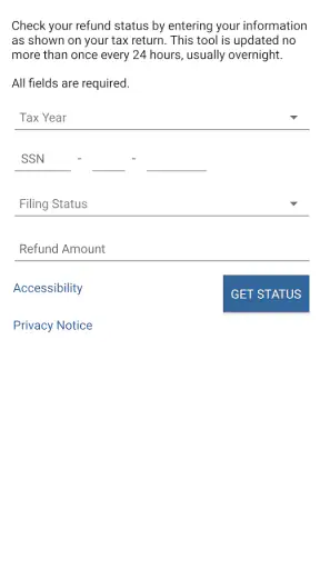 IRS2Go screenshot 1