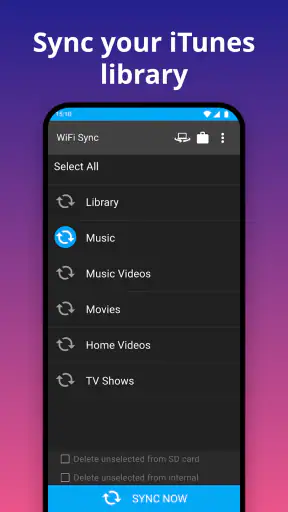 iSyncr: iTunes to Android screenshot 11