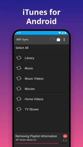 iSyncr: iTunes to Android screenshot 5