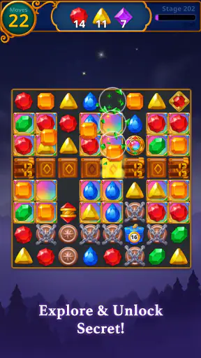 Jewels Magic: Mystery Match 3 screenshot 3