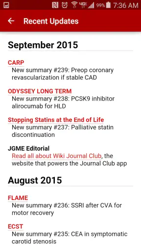 Journal Club: Medicine screenshot 6