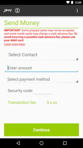 JPay screenshot 2