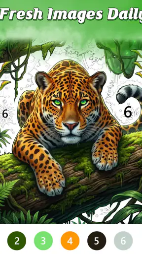 Jungle Color By Number Games screenshot 11