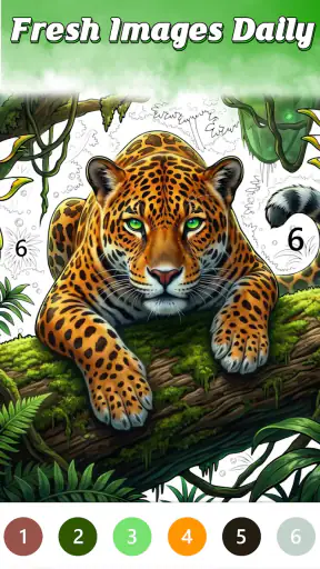 Jungle Color By Number Games screenshot 5