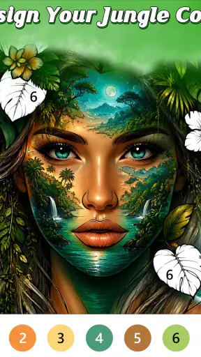 Jungle Color By Number Games screenshot 7