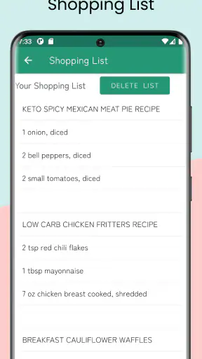 Keto Diet: Low Carb Recipes screenshot 6