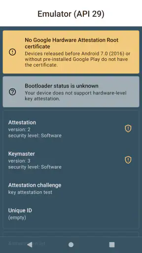 Key Attestation Demo screenshot 3