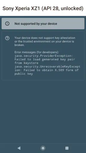 Key Attestation Demo screenshot 4
