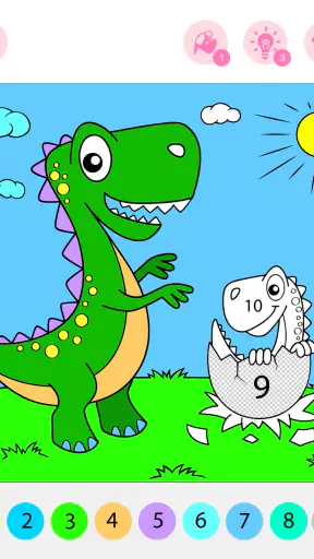 Kids Coloring Book by Numbers screenshot 9