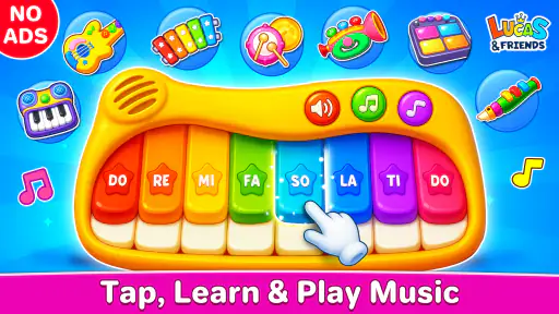Kids Music: Piano, Xylo, Drums screenshot 9